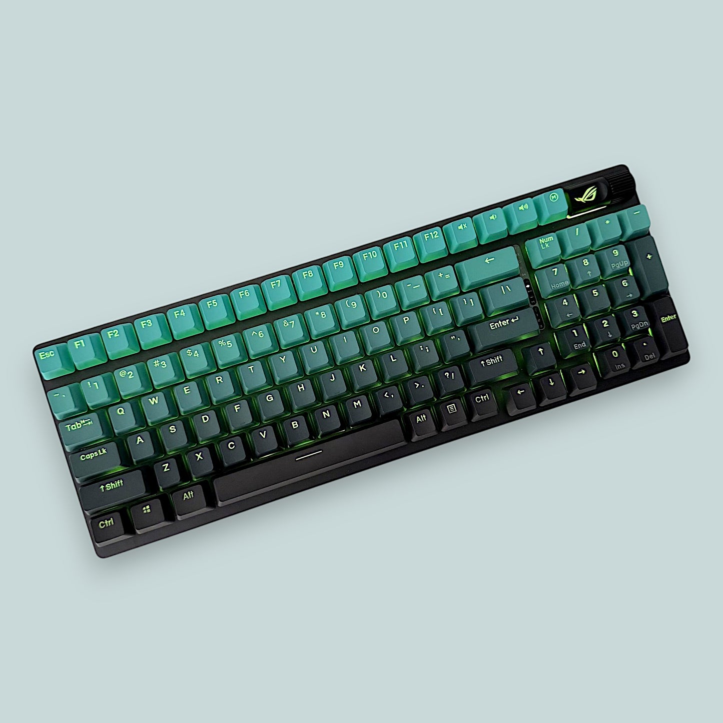 Gradient Green Keycap Set