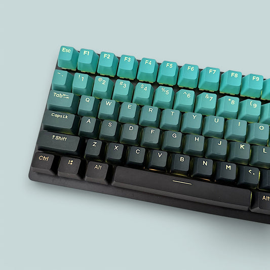 Gradient Green Keycap Set