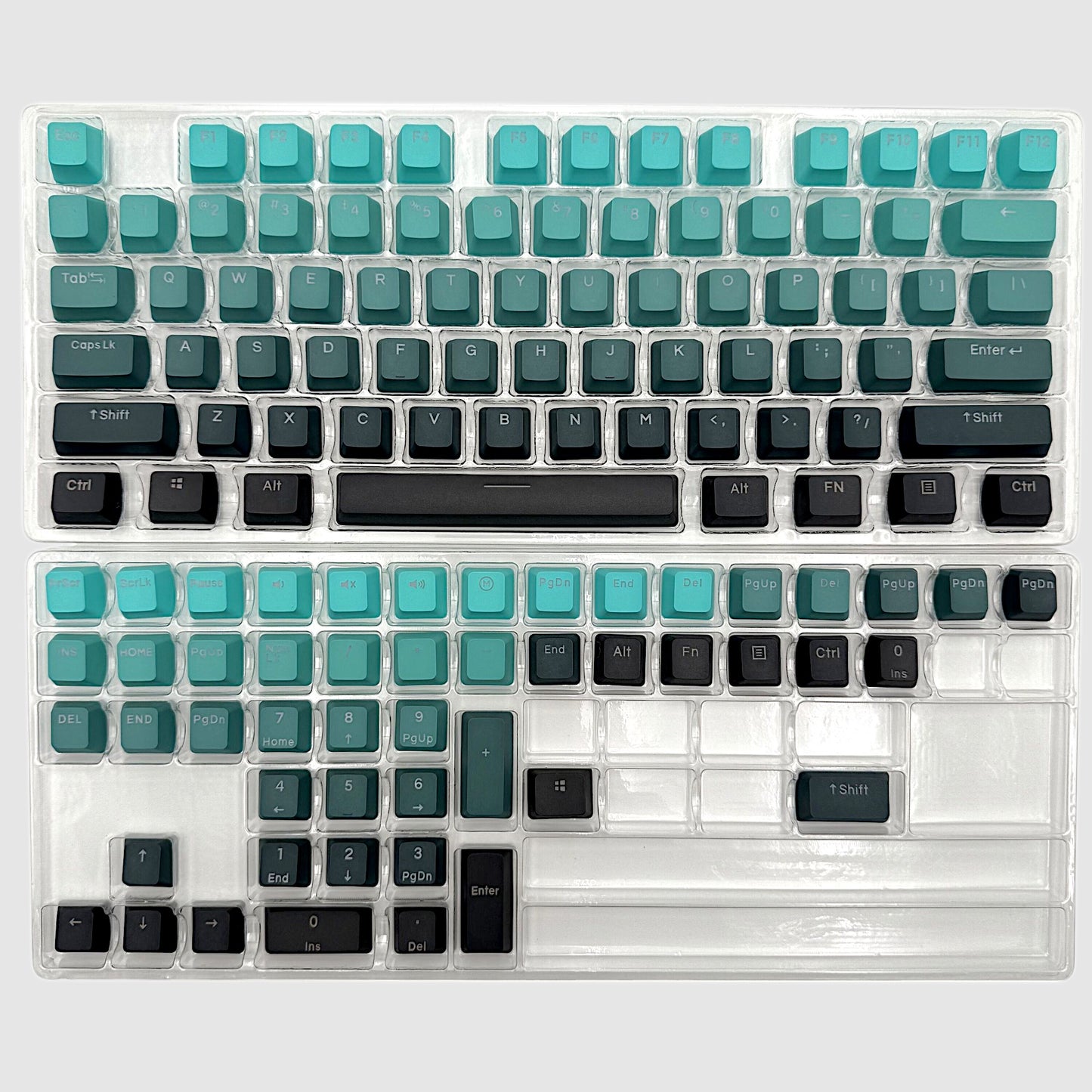 Gradient Green Keycap Set