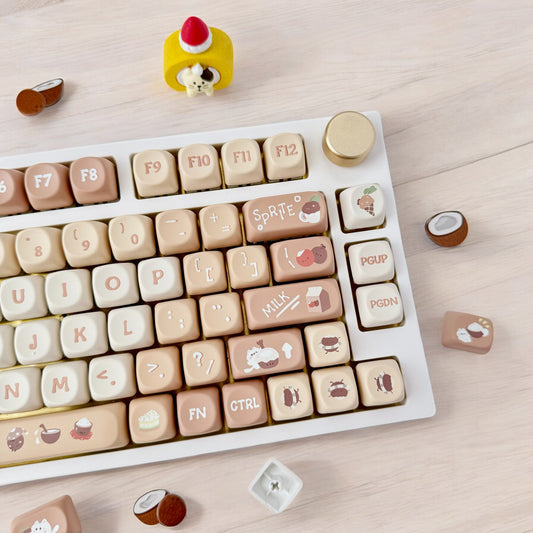 Coconut Milk Keycap Set