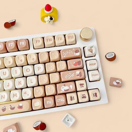 Coconut Milk Keycap Set