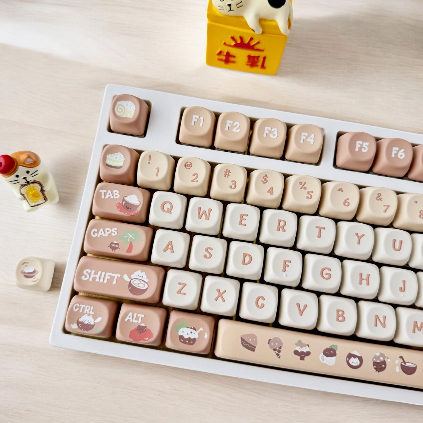 Coconut Milk Keycap Set