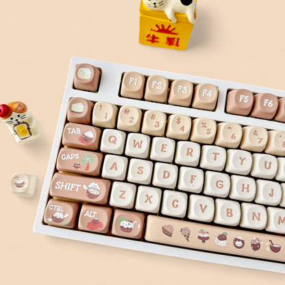 Coconut Milk Keycap Set