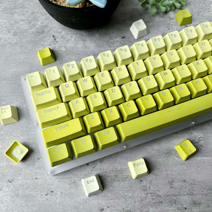 Gradient Yellow Keycap Set