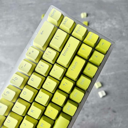 Gradient Yellow Keycap Set