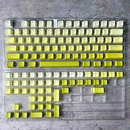 Gradient Yellow Keycap Set