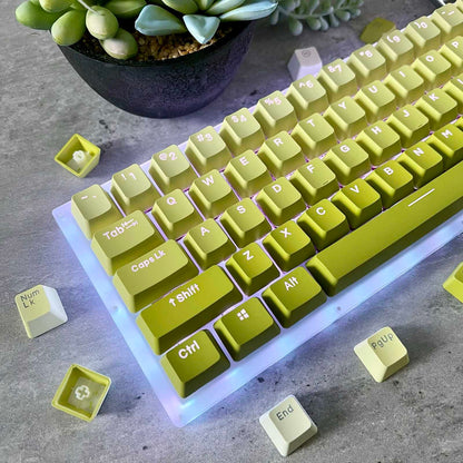 Gradient Yellow Keycap Set