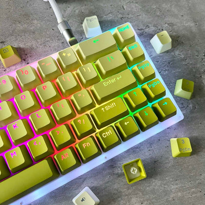 Gradient Yellow Keycap Set