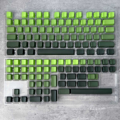 Gradient Matcha Side-Printed Keycap Set