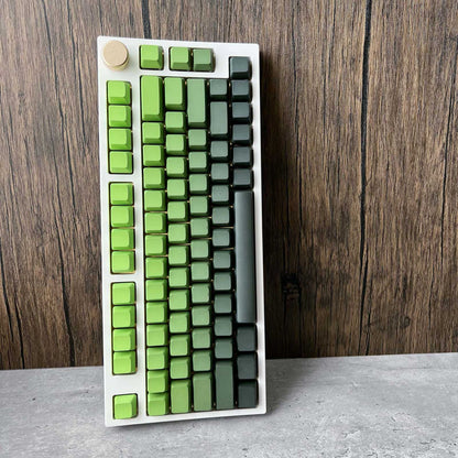 Gradient Matcha Side-Printed Keycap Set