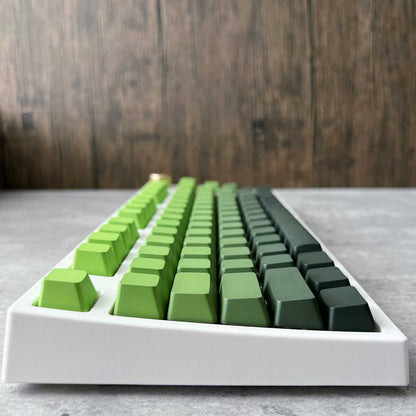 Gradient Matcha Side-Printed Keycap Set