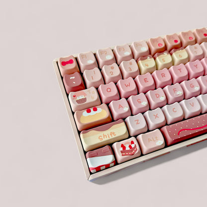 Chocolate Strawberry Keycap Set