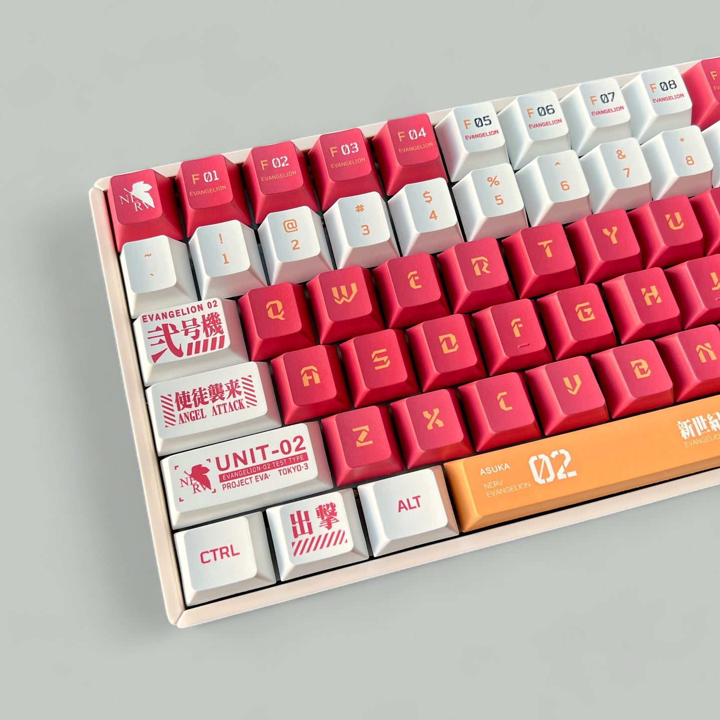 Eva Unit-02 Keycap Set