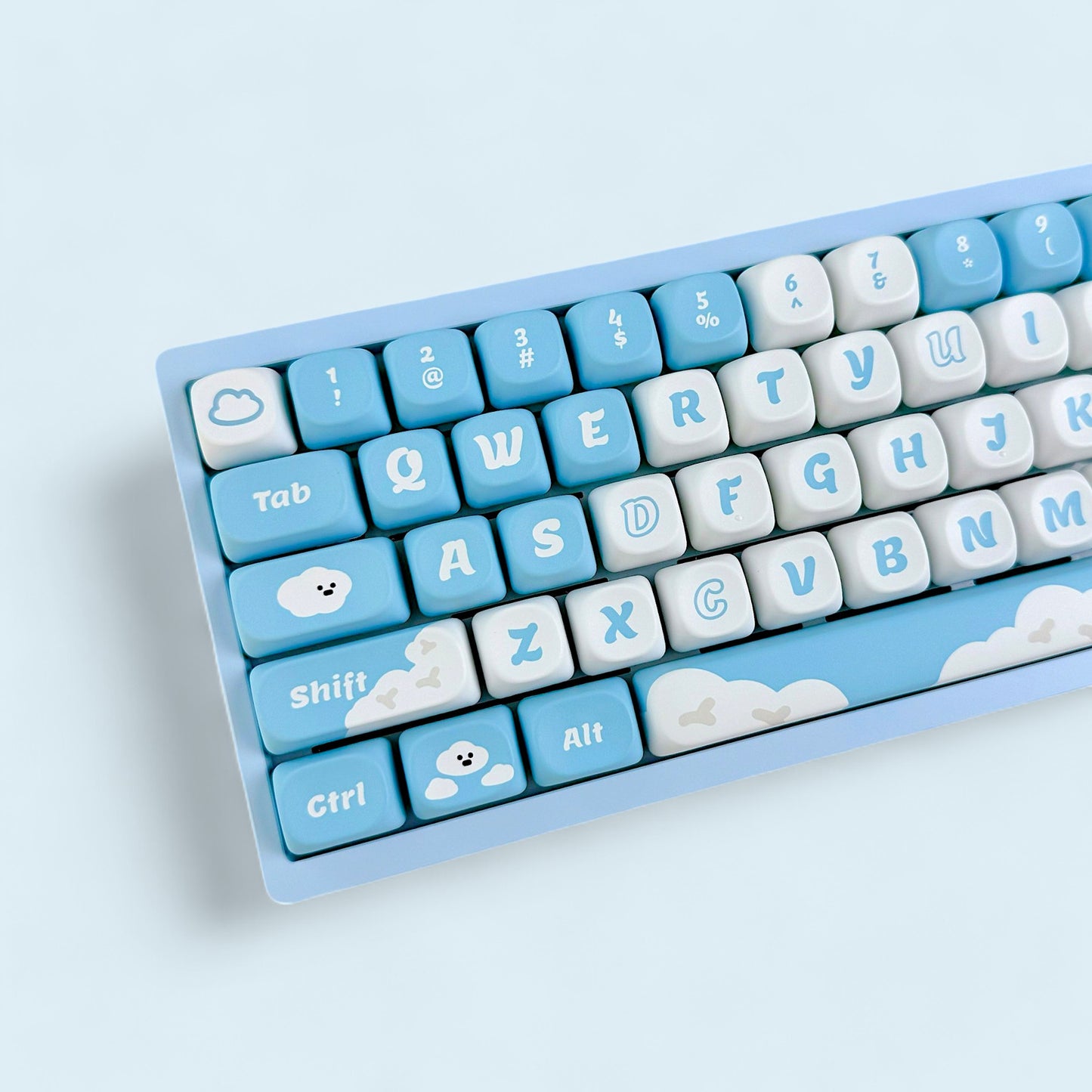 Fluffy Cloud Keycap Set