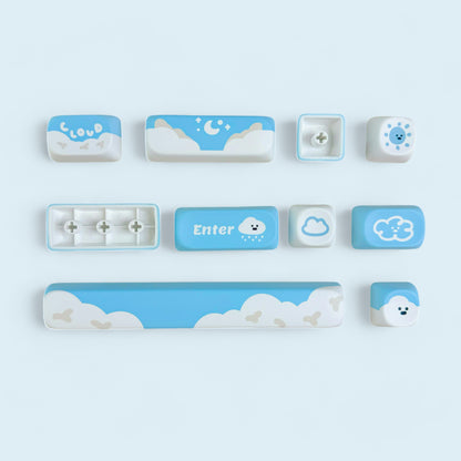 Fluffy Cloud Keycap Set