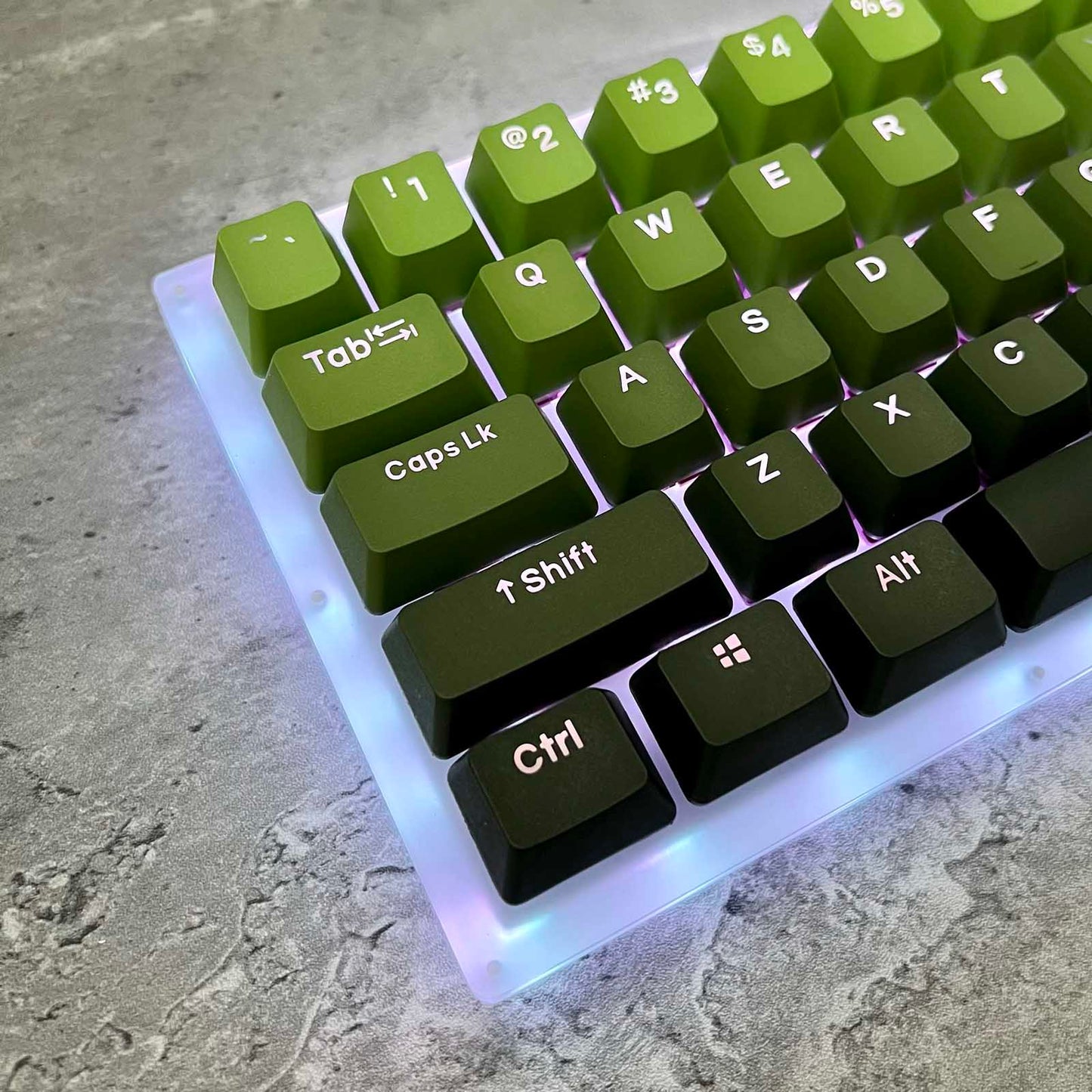 Gradient Matcha Keycap Set