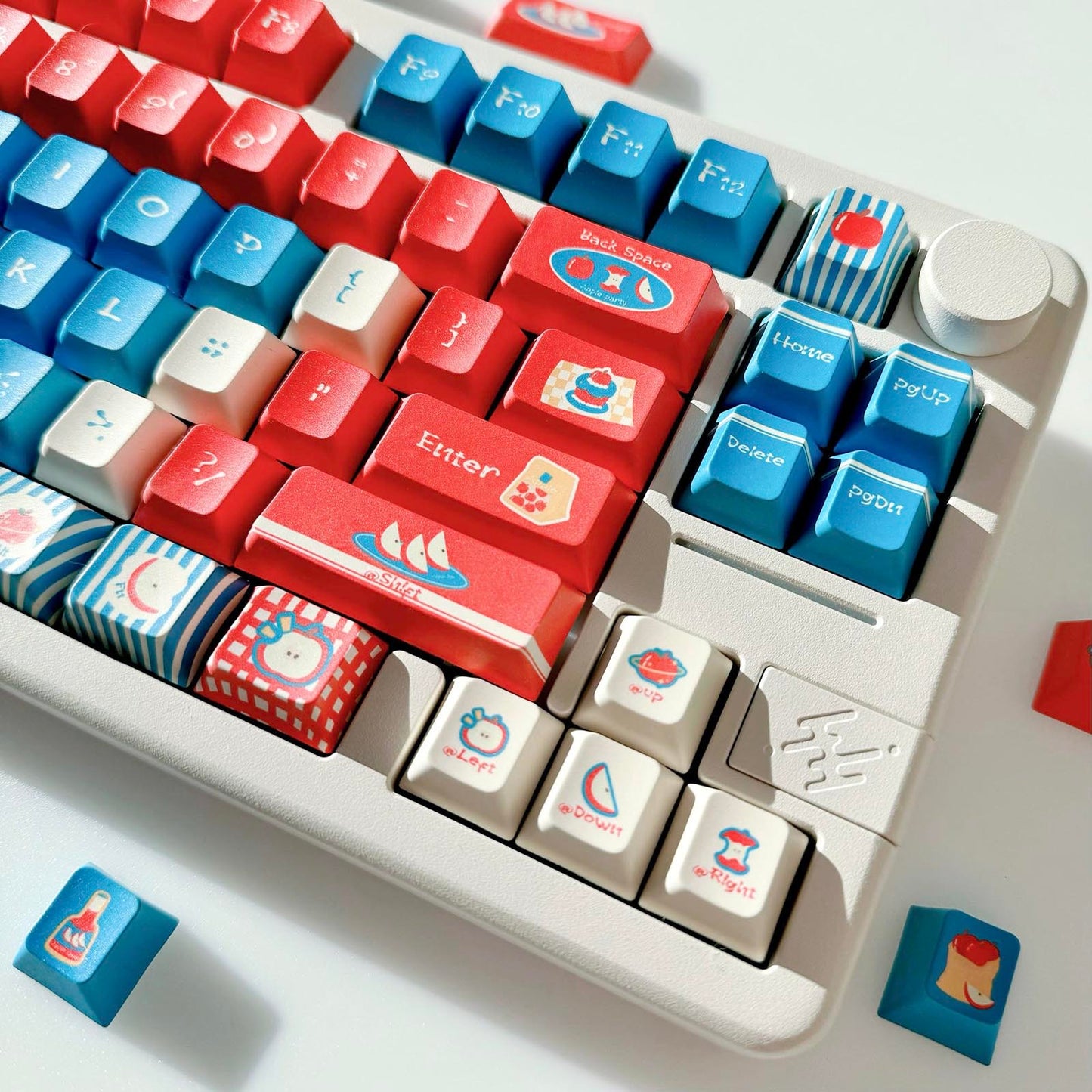 Red Apple Keycap Set