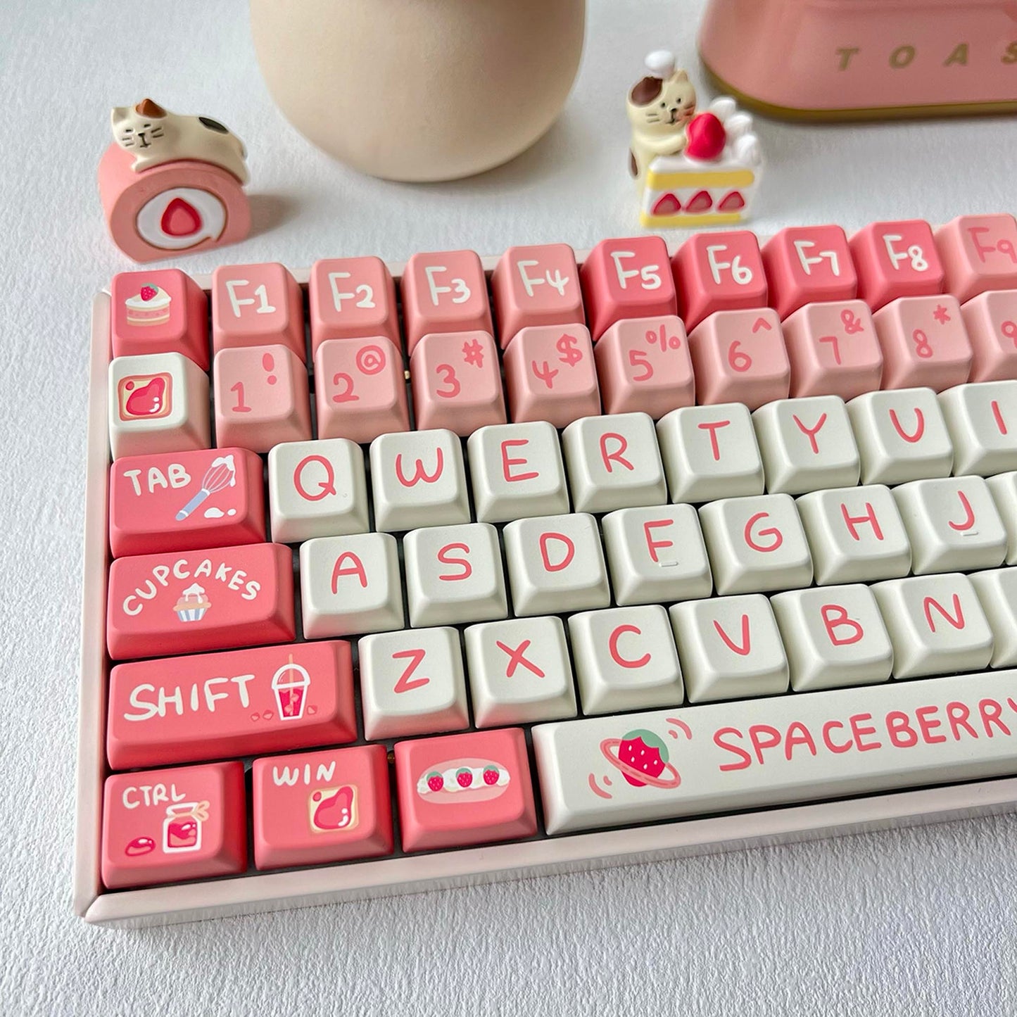 Sweet Strawberry Keycap Set