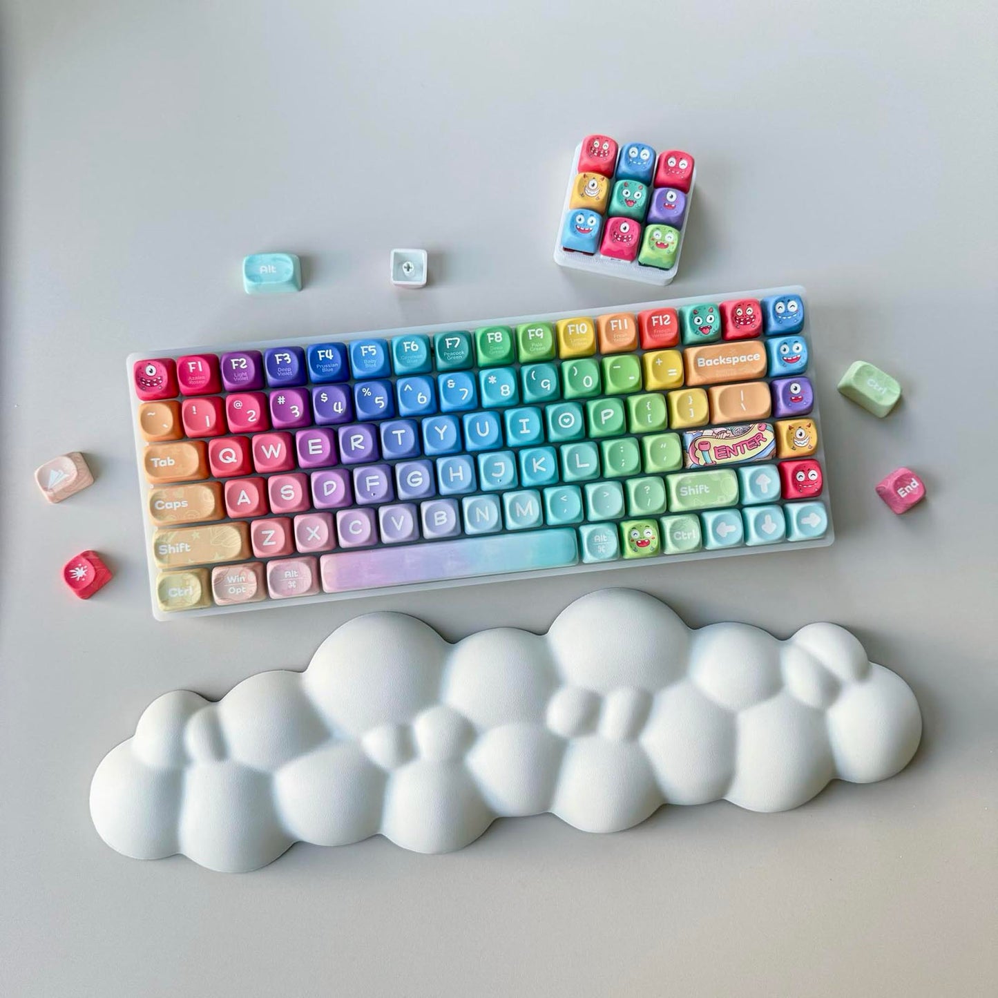 Cute Monsters Keycap Set