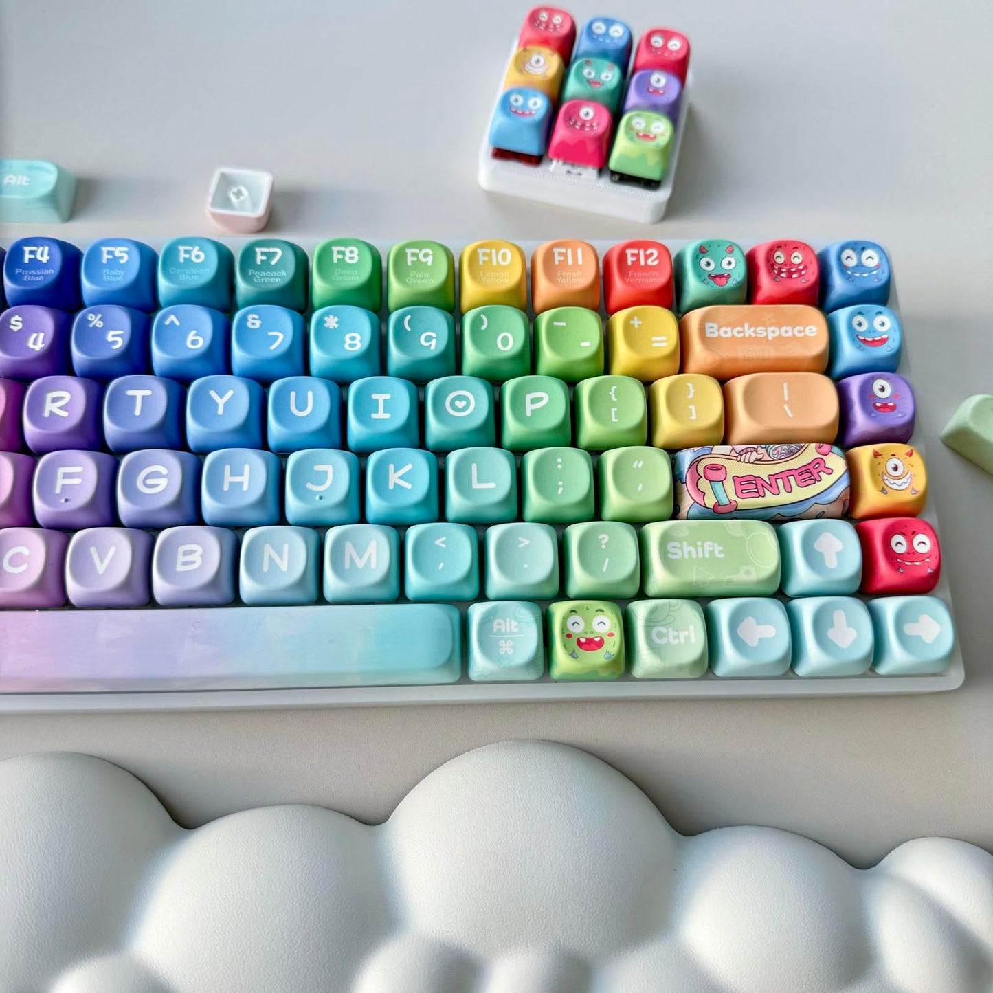 Cute Monsters Keycap Set