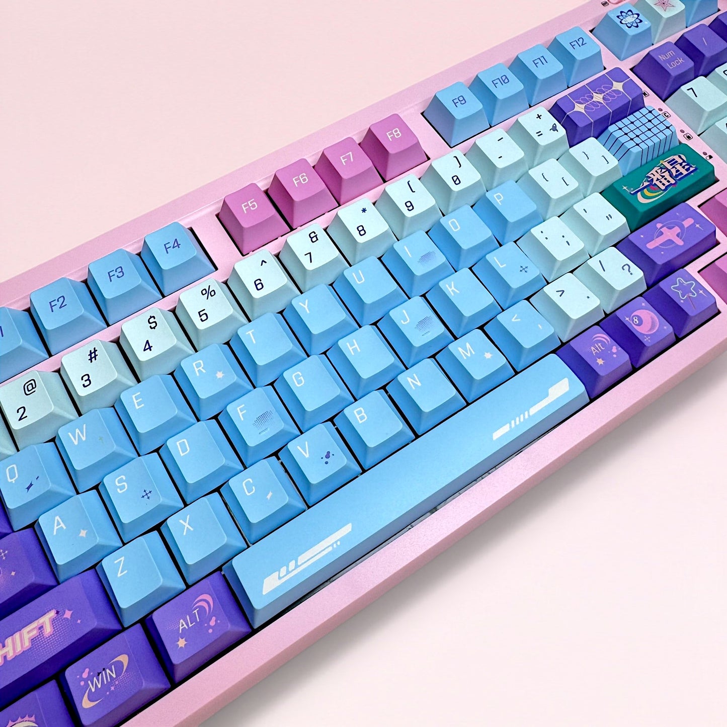 Luna Wave Blue Keycap Set