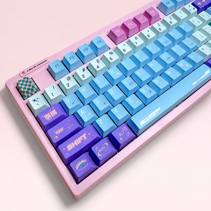 Luna Wave Blue Keycap Set