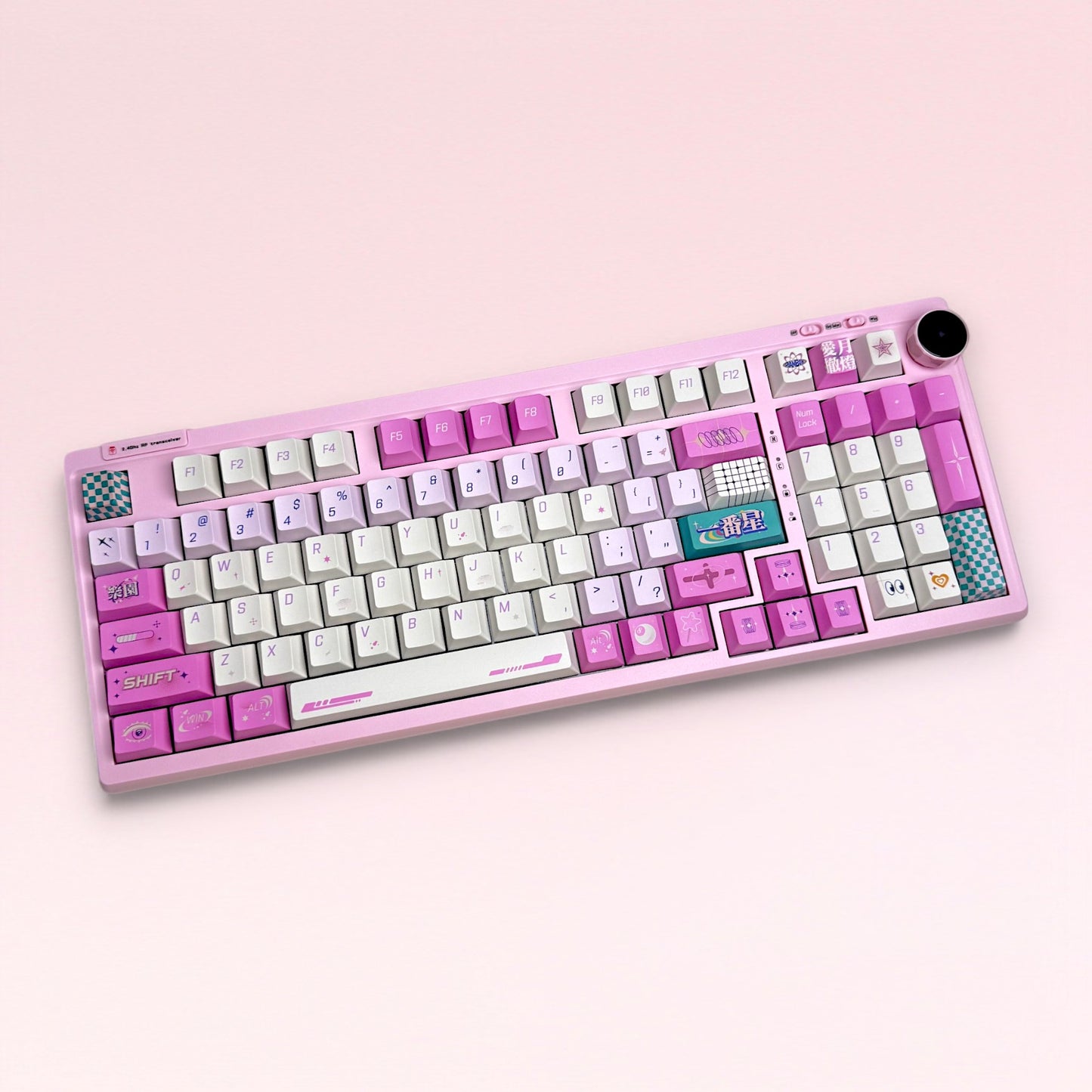 Luna Wave Pink Keycap Set