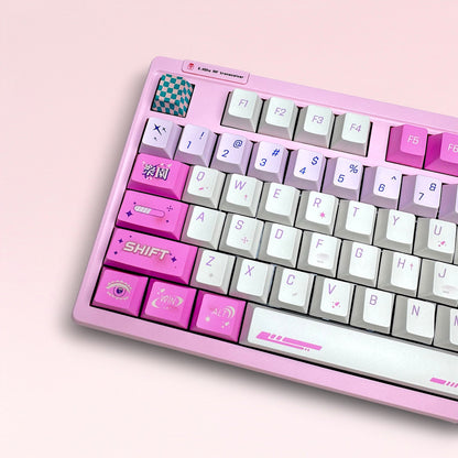 Luna Wave Pink Keycap Set