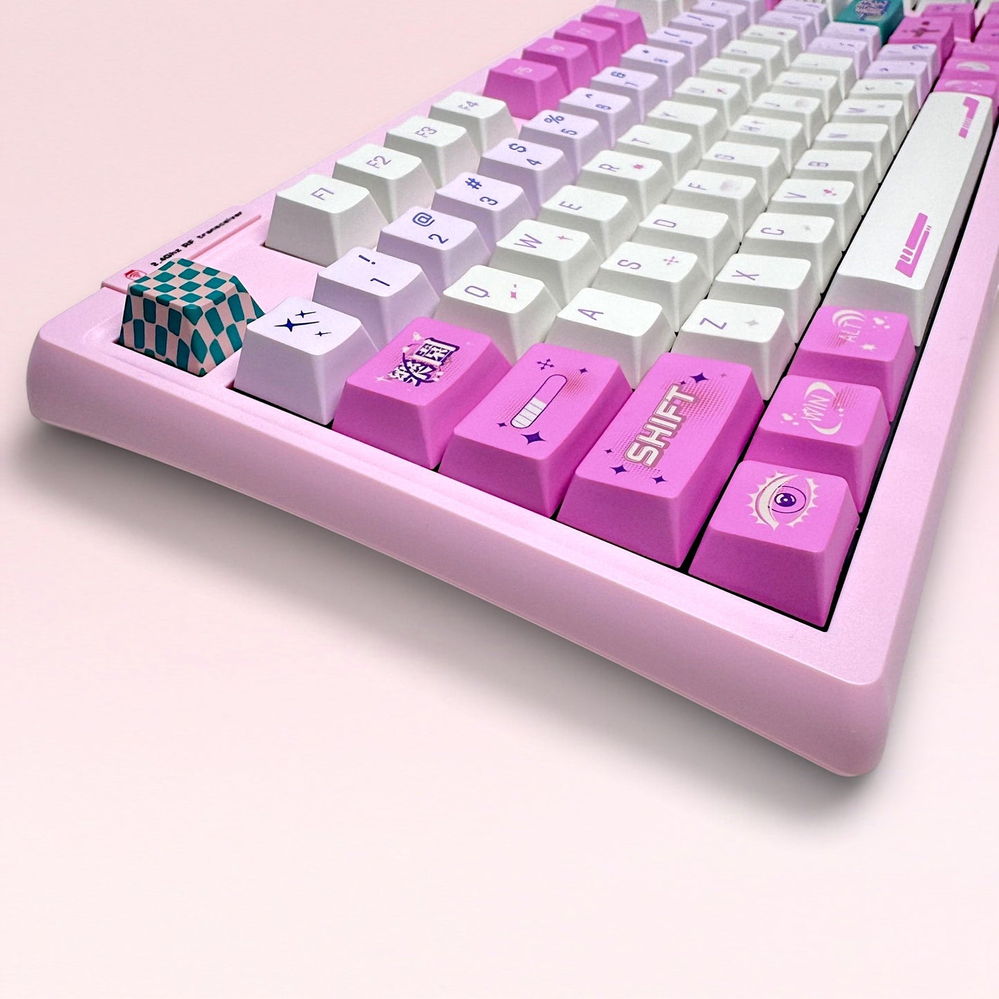 Luna Wave Pink Keycap Set