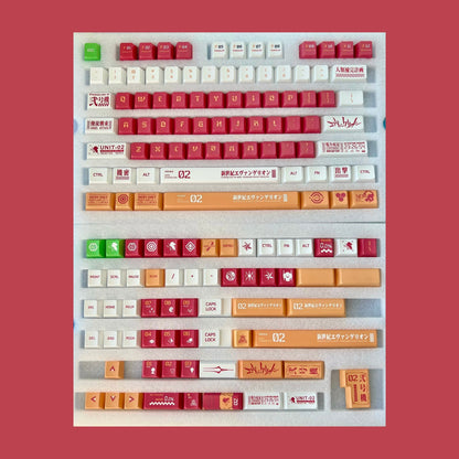 Eva Unit-02 Keycap Set