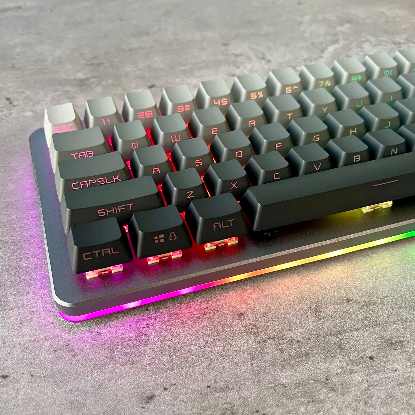 Gradient Shadow Side-Printed Keycap Set