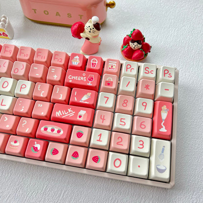 Sweet Strawberry Keycap Set