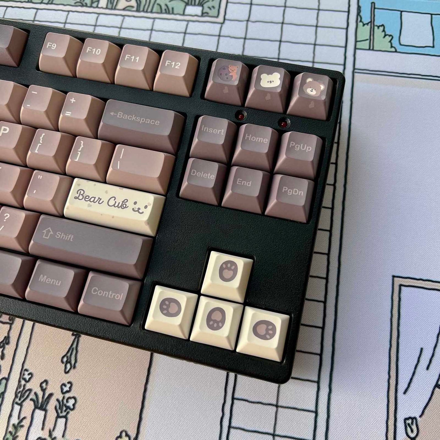 Bear Cub Keycap Set