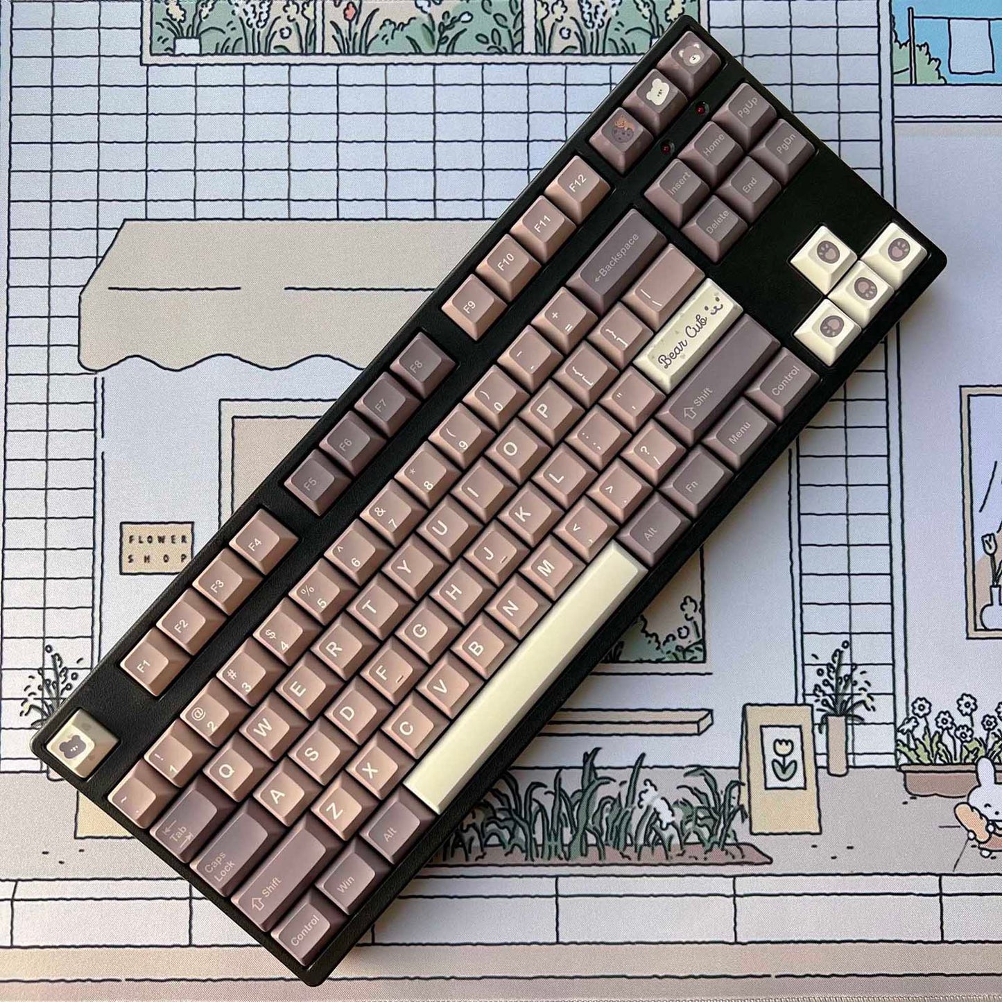 Bear Cub Keycap Set