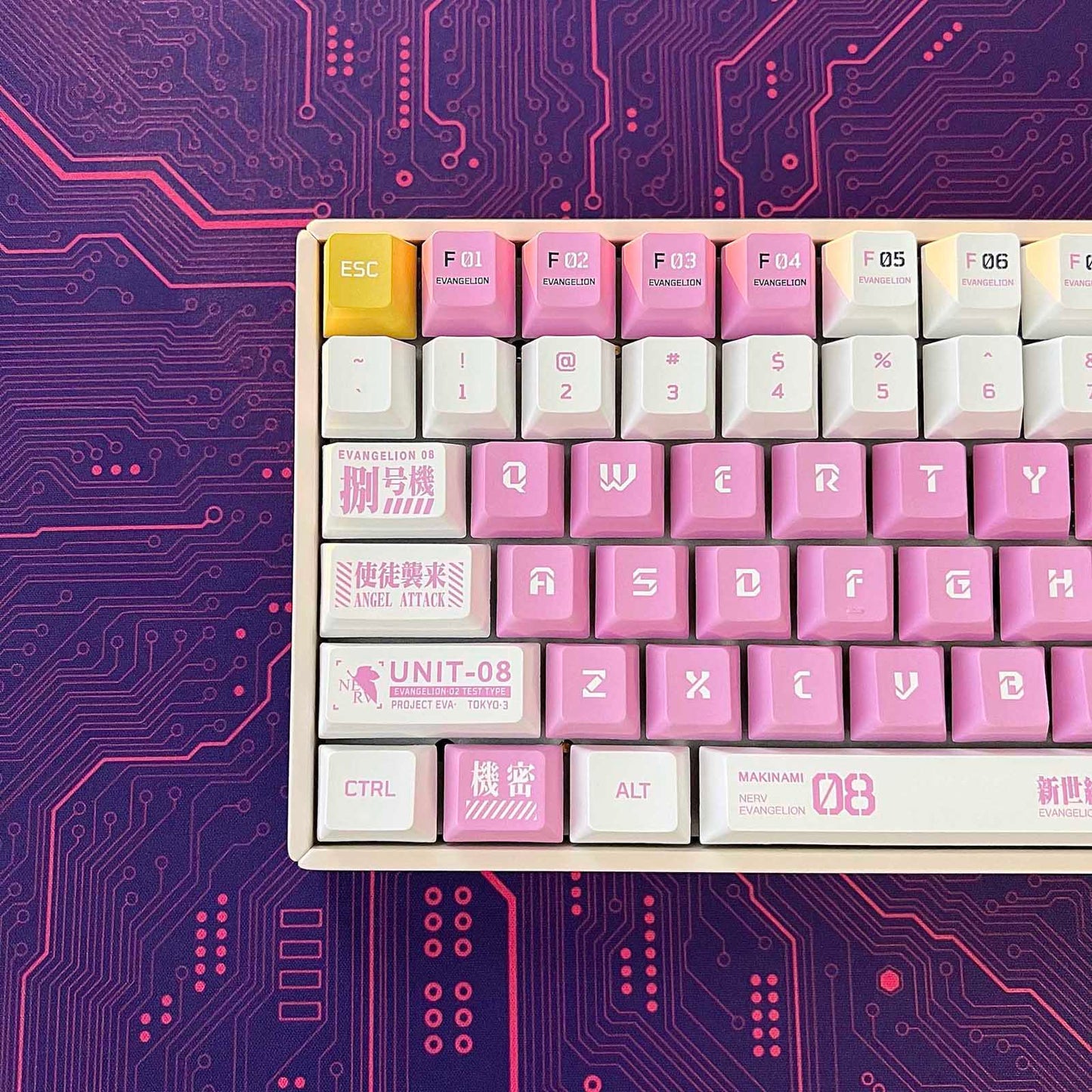 Eva Unit-08 Keycap Set