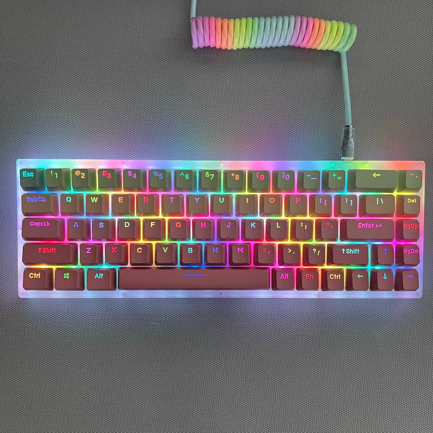 Gradient Pastel Keycap Set