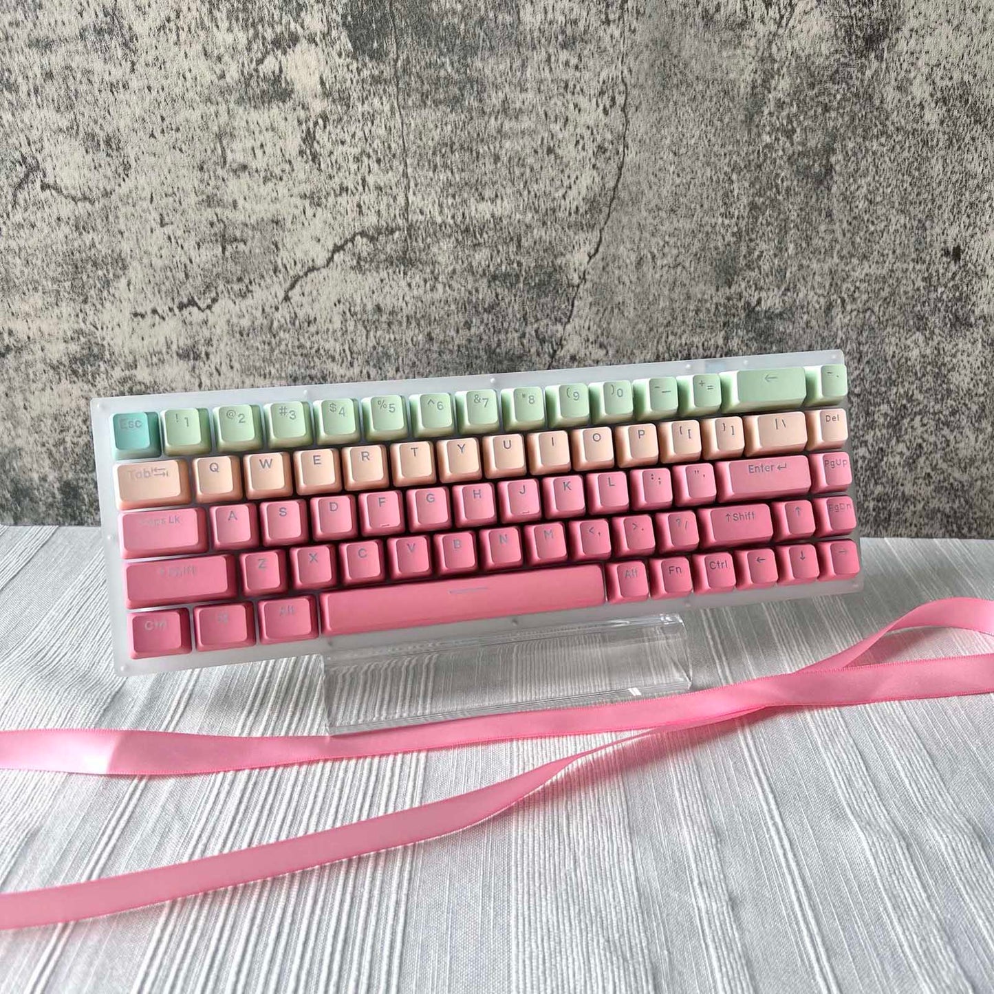 Gradient Pastel Keycap Set