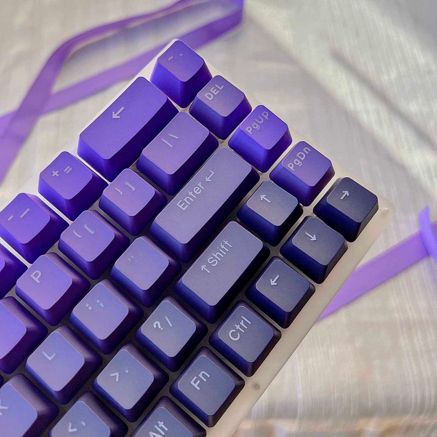 Gradient Purple Keycap Set