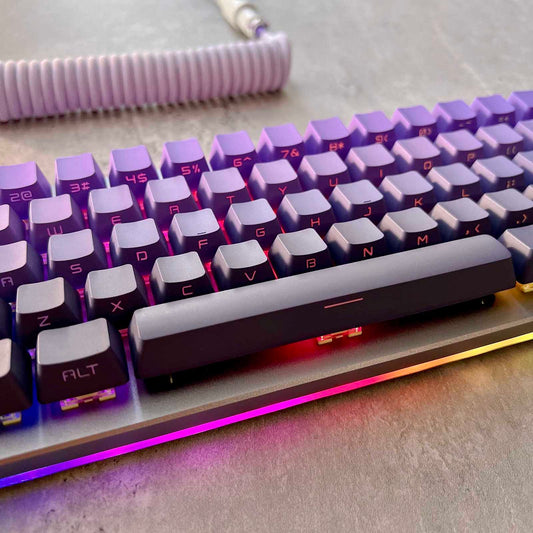 Gradient Purple Side-Printed Keycap Set