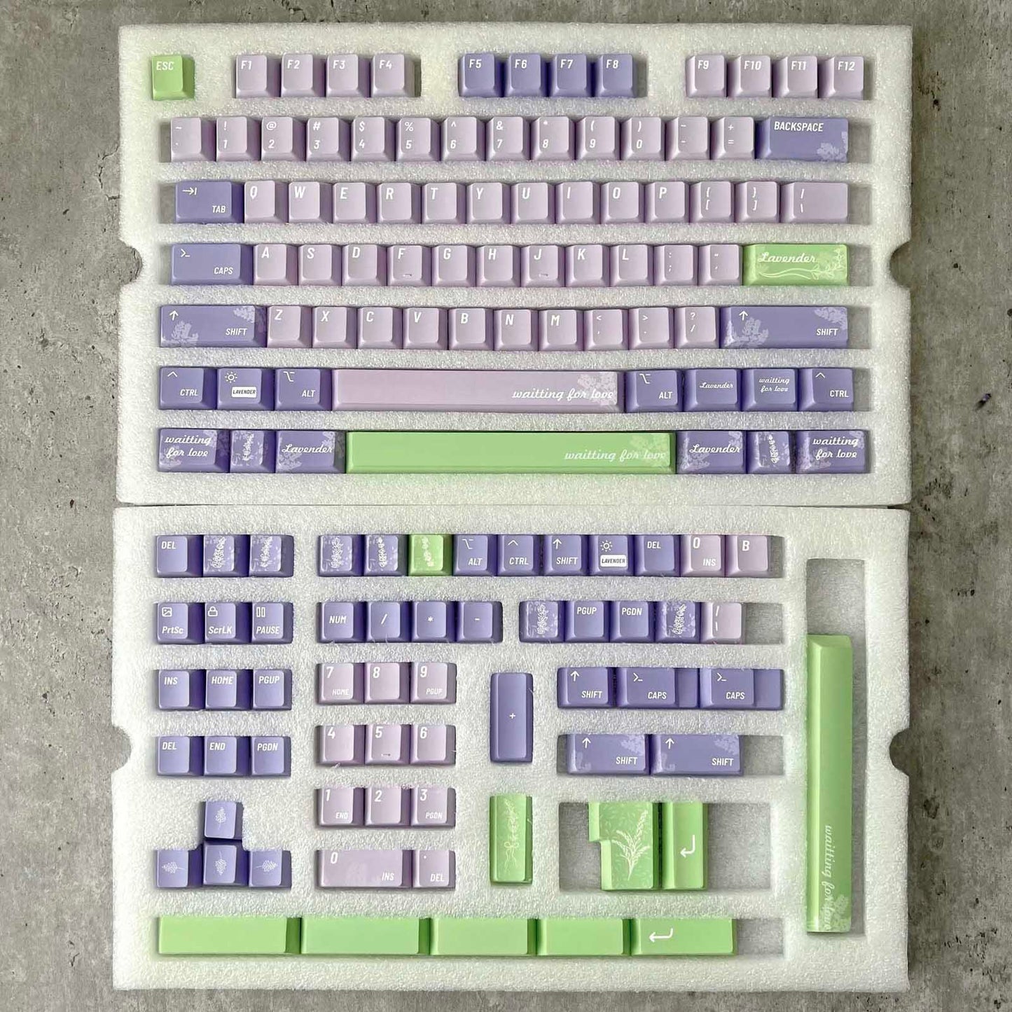 Lavender Keycap Set